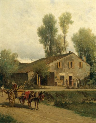 The House where Giuseppe Verdi was born by Achille Formis Befani