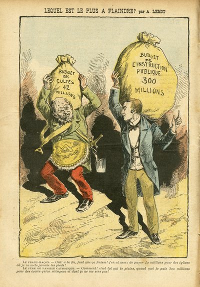 Illustration in Le Pelerin by Achille Lemot