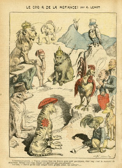 Illustration in Le Pelerin by Achille Lemot