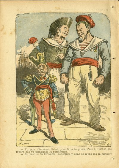 Illustration of Achille Lemot in Le Pelerin by Achille Lemot