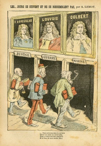 Illustration in Le Pelerin by Achille Lemot
