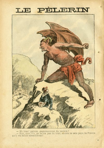 Illustration in Le Pelerin by Achille Lemot