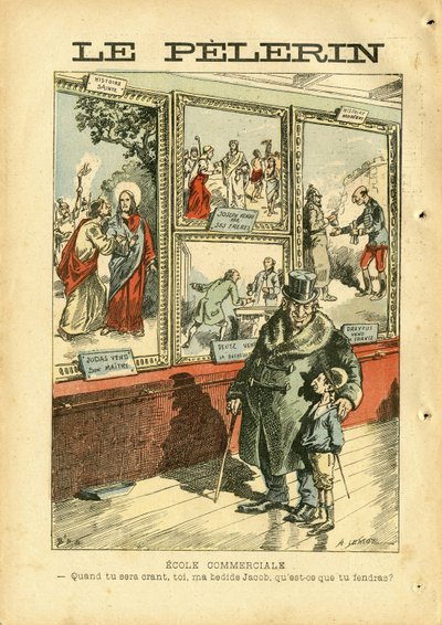 Illustration of Achille Lemot in Le Pelerin by Achille Lemot
