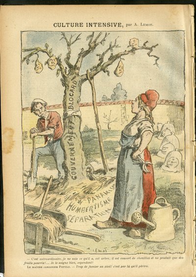 Illustration of Achille Lemot in Le Pelerin by Achille Lemot