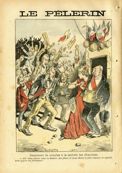 Illustration of Achille Lemot in Le Pelerin by Achille Lemot