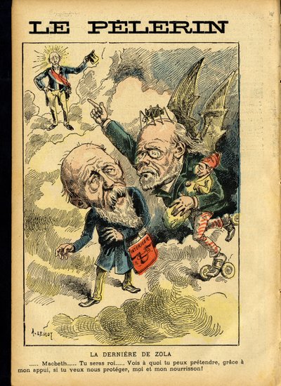 Illustration of Achille Lemot (1846-1909) in Le Pelerin by Achille Lemot