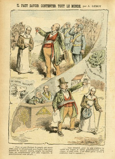 Illustration in Le Pelerin, 03/09/05 by Achille Lemot