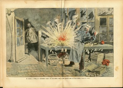Courier La Poste, Bomb - Postal Factor by Achille Lemot