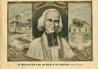 The Venerable Cure of Ars, His Church and Presbytery by Achille Lemot