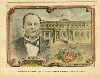 The Honourable Magistrate who received M. Loubet in Bordeaux - Architecture, President of the Republic, Bordeaux - Mayor, Daney Alfred by Achille Lemot