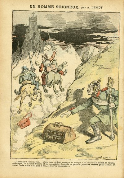 A Careful Man - Anticlericalism, Social, Colonization, Franco-Maconism, Orient, Religion, Left Bloc, Socialism, Protectorate of Eastern Catholicism by Achille Lemot