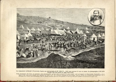 The Sindjil camp, by M. Uzès, Le Pèlerin by Achille Lemot