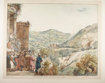 Ceremony at Tivoli in Honour of the Opening of the Aniene River by Achille Pinelli