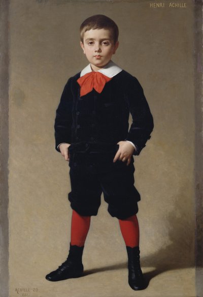 Portrait of Henri Achille, the artist