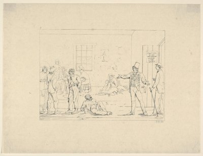 Buying a Substitute in the North During the War from Confederate War Etchings by Adalbert John Volck