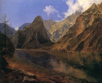 Konigssee and the Watzmann by Adalbert Stifter