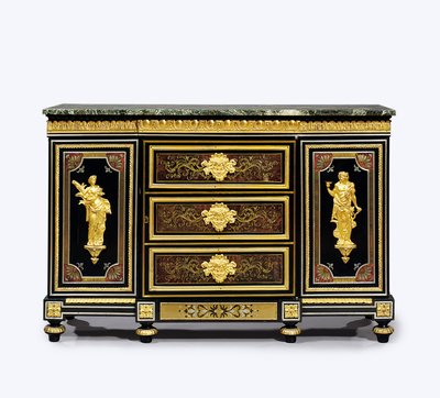 Late Louis XVI ormolu-mounted boulle marquetry side cabinet by Adam (attr. to) Weisweiler