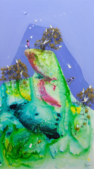 Whimsical Mountain Flight by Adam Bogusz