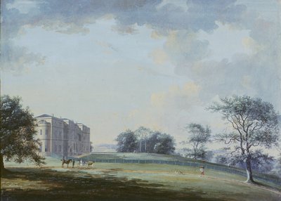 Highcliffe, near Christchurch: the Entrance Front with Horse and Carriage by Adam Callander
