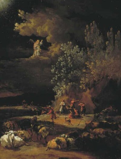 The Annunciation to the Shepherds by Adam Colonia