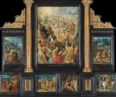 The Frankfurt Altarpiece of the Exaltation of the True Cross by Adam Elsheimer
