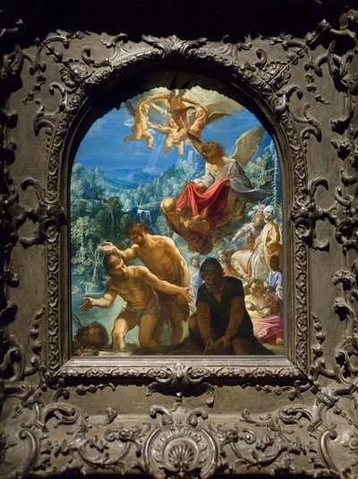 The Baptism of Christ, c.1598-1600 by Adam Elsheimer