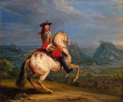 Louis XIV at the Taking of Besançon by Adam Frans Meulen van der