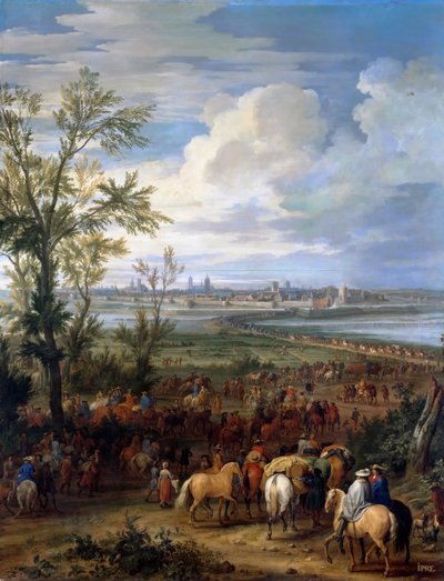 The Siege of Ypres by Adam Frans Meulen van der