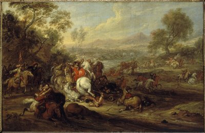 Cavalry Shock or Cavalry Fight by Adam Frans van der Meulen