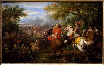 Defeated the Spanish army near the Bruges Canal on 31 August 1667 by Adam Frans van der Meulen