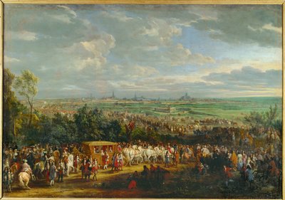 Entry of Louis XIV and Marie Therese of Austria into Arras by Adam Frans van der Meulen