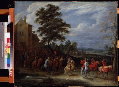 Cavalry Regiment Take the Field by Adam Frans van der Meulen