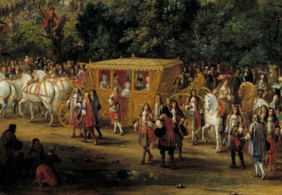 Shorts and cortege (detail) by Adam Frans van der Meulen