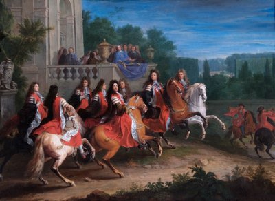 The Colbert Family by Adam Frans van der Meulen