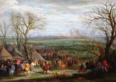 The Siege of Cambrai by Louis XIV King of France and Navarre by Adam Frans van der Meulen