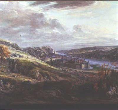 The Siege of the Chateau and Town of Dinant by Adam Frans van der Meulen