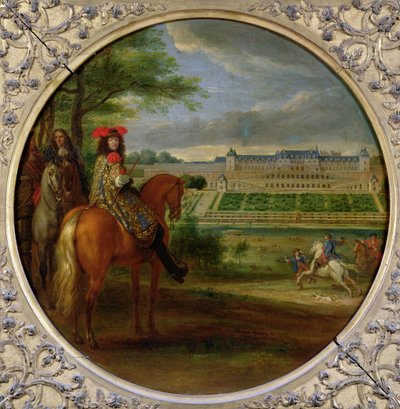 View of the New Palace of Saint-Germain from the Terraced Side, 1669 by Adam Frans van der Meulen