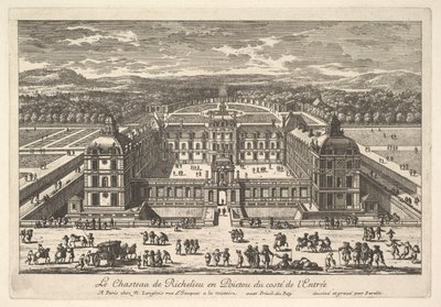 The Castle of Richelieu in Poitou from the Entrance Side by Adam Perelle