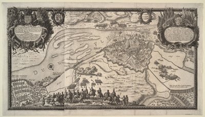 The Siege of Riga by the Russian Army under Tsar Alexei Mikhailovich in 1656, 1656 by Adam Perelle