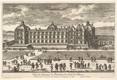 View of the Château de Richelieu from the Park Side by Adam Perelle