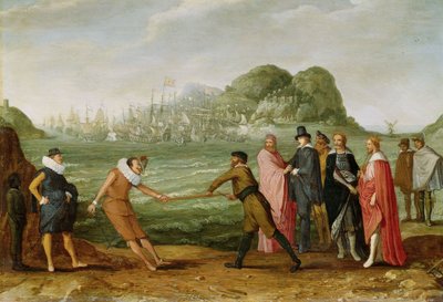 Allegory of the Victory of the Dutch over the Spanish Fleet at Gibraltar on 25 April 1607 by Adam Willaerts