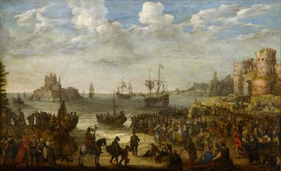 Christ Preaching from a Ship on the Sea of Galilee by Adam Willaerts