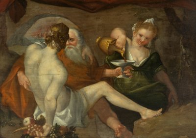 Lot and His Daughters by Adam van Noort
