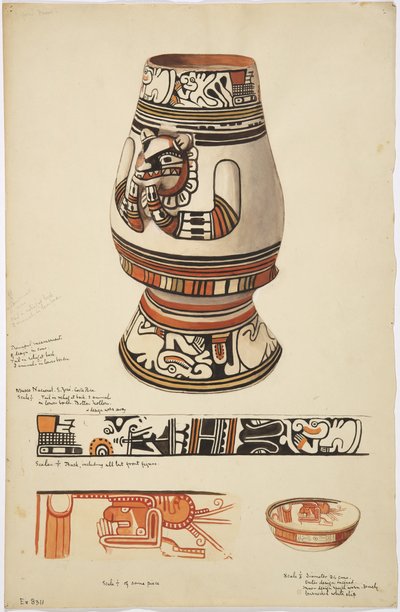 A Jar and Its Design from Costa Rica by Adela Breton