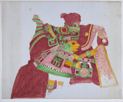 Copy of part of a mural from Casa de Barrios, 