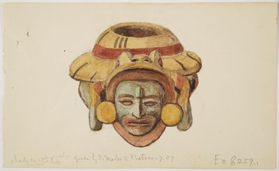 Five pages of designs and figures by Adela Breton