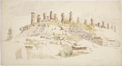 Ruins at Ake, Yucatan, Mexico by Adela Breton