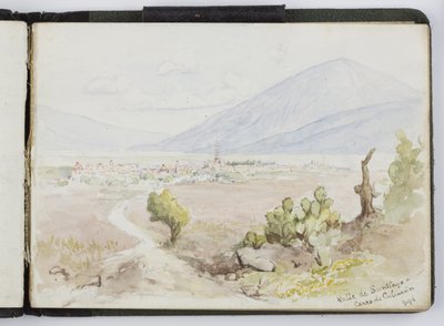 Sketchbook of watercolours, Drawings and Notes, Mexico, 1896-1898 by Adela Breton