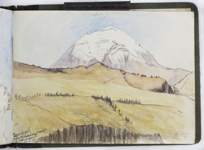 Sketchbook of watercolours, Drawings and Notes, Mexico, 1896-1898 by Adela Breton