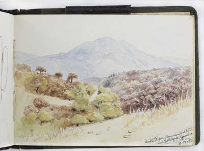 Sketchbook of watercolours, Drawings and Notes, Mexico, 1896-1898 by Adela Breton